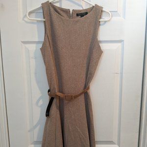 Lauren by Ralph Lauren knit a-line dress for work or business casual sz S